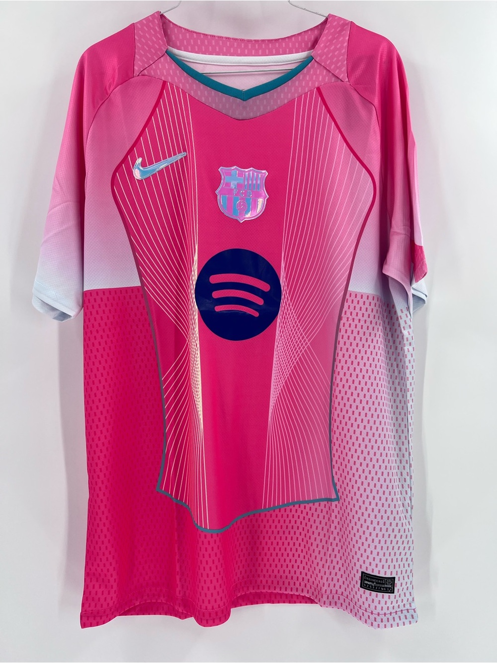 FC Barcelona 2025/26 special edition pink soccer jersey, manufactured by Nike